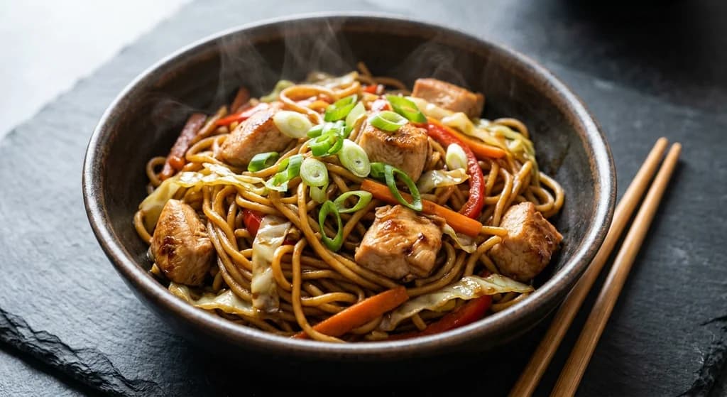 Chicken Yakisoba