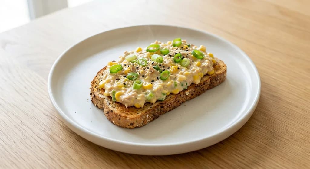 Corn & Tuna Toast