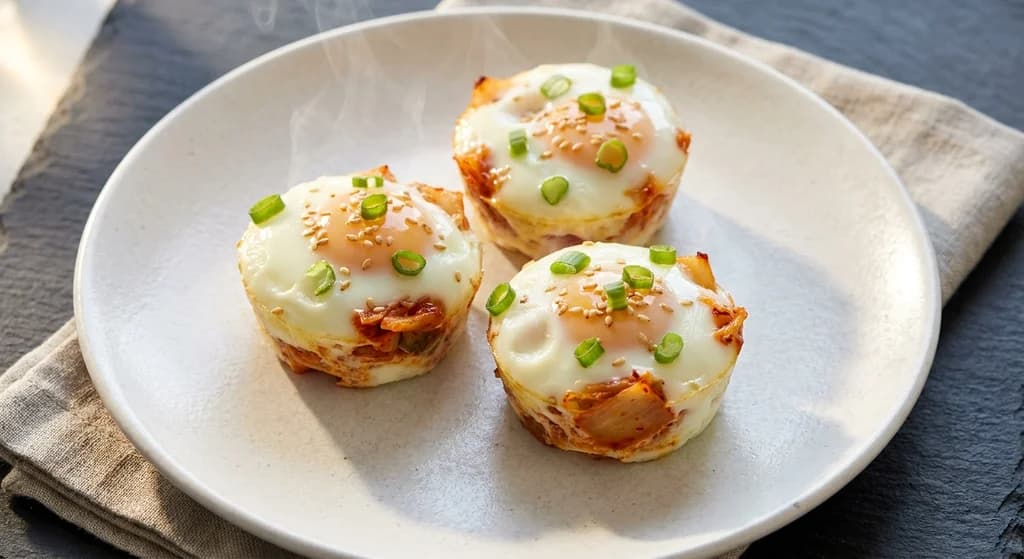 Kimchi Egg Cups