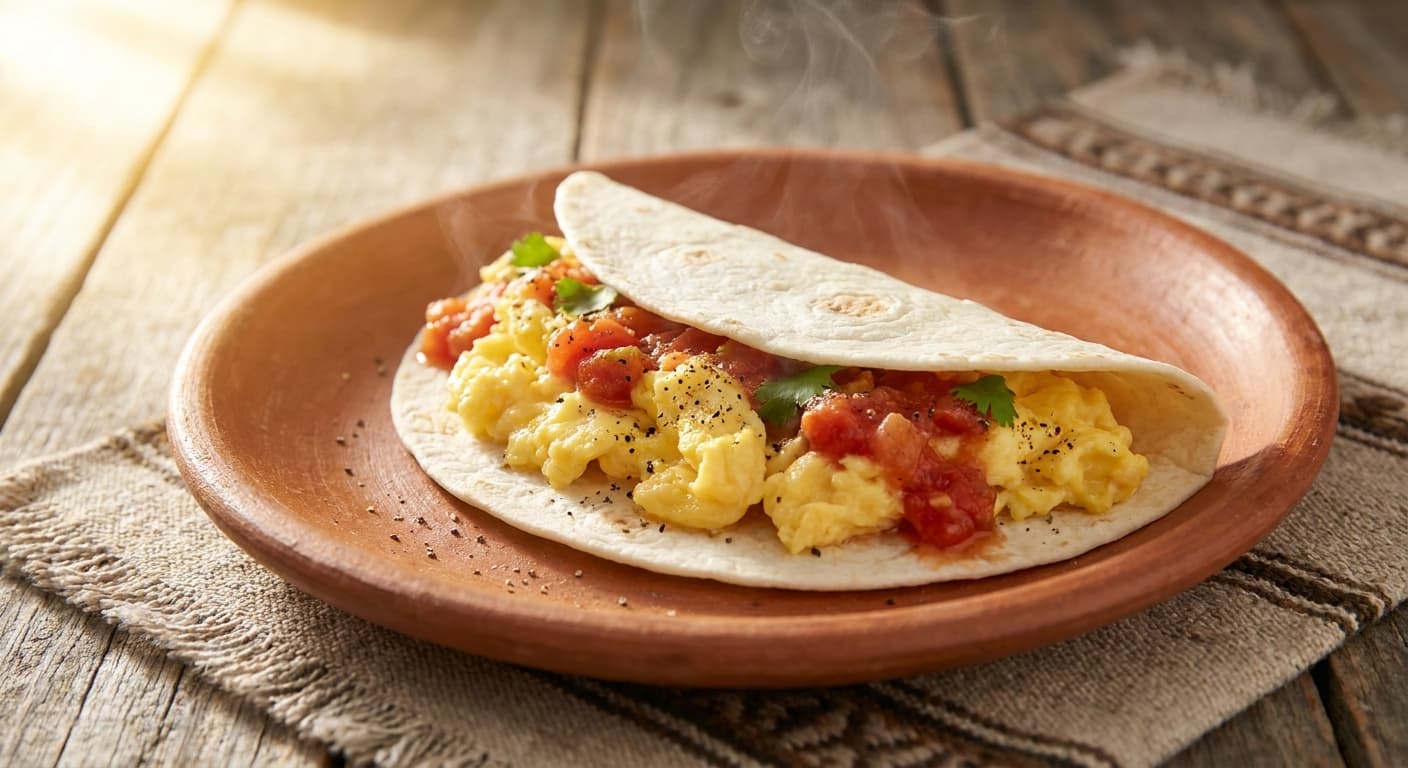 Mexican Egg Taco