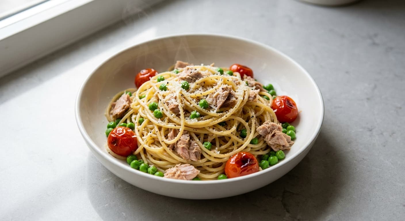 Pea & Tuna Pasta 