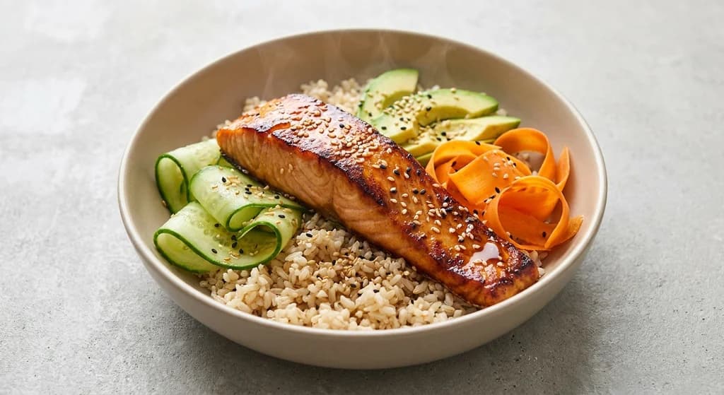 Salmon & Veggie Bowl
