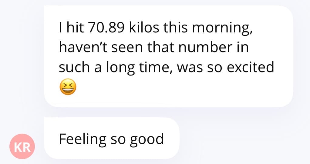 Client testimonial