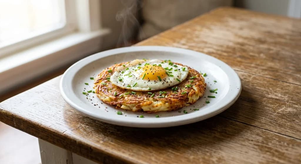 American Hash Brown with Egg