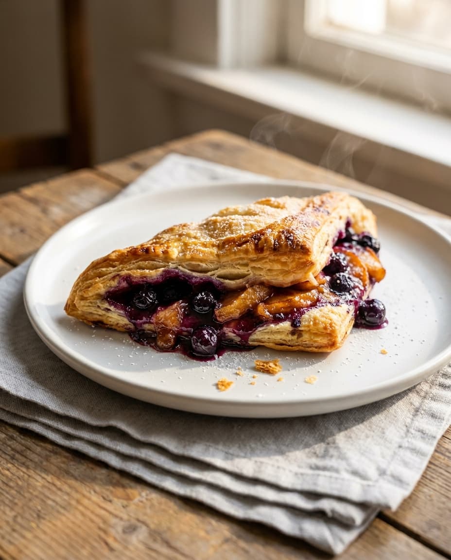 Apple and Blueberry Pie