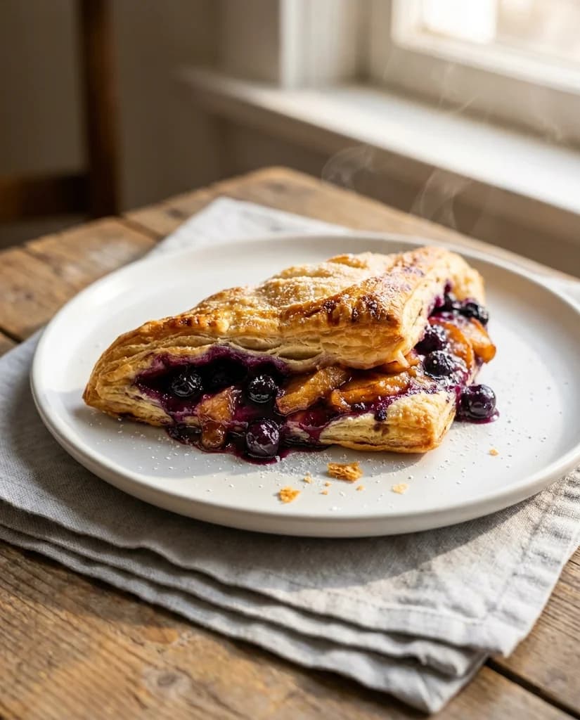 Apple and Blueberry Pie