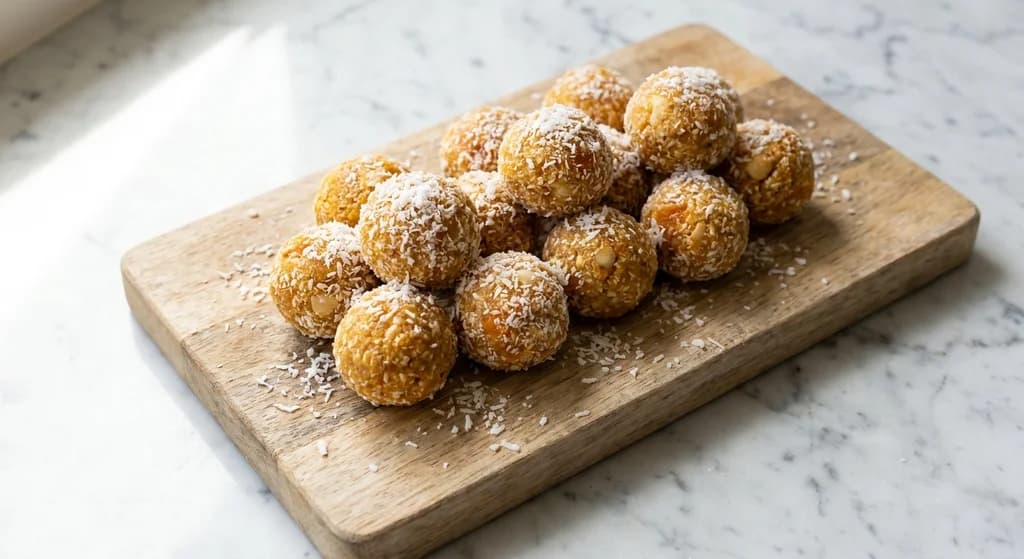 Apricot and Macadamia Energy Balls