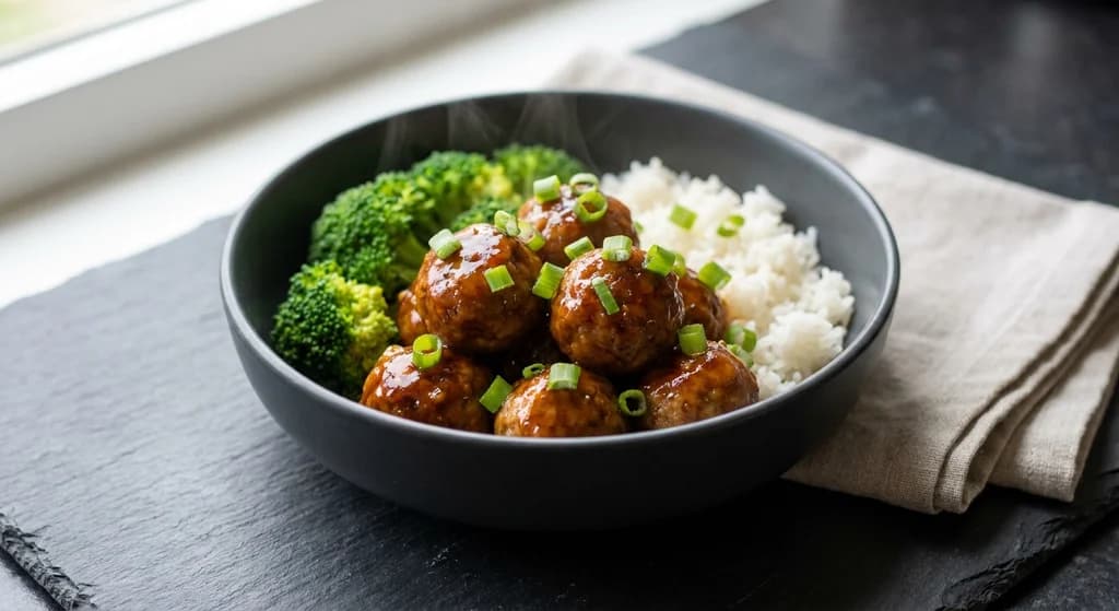 Asian-Style Pork Meatballs