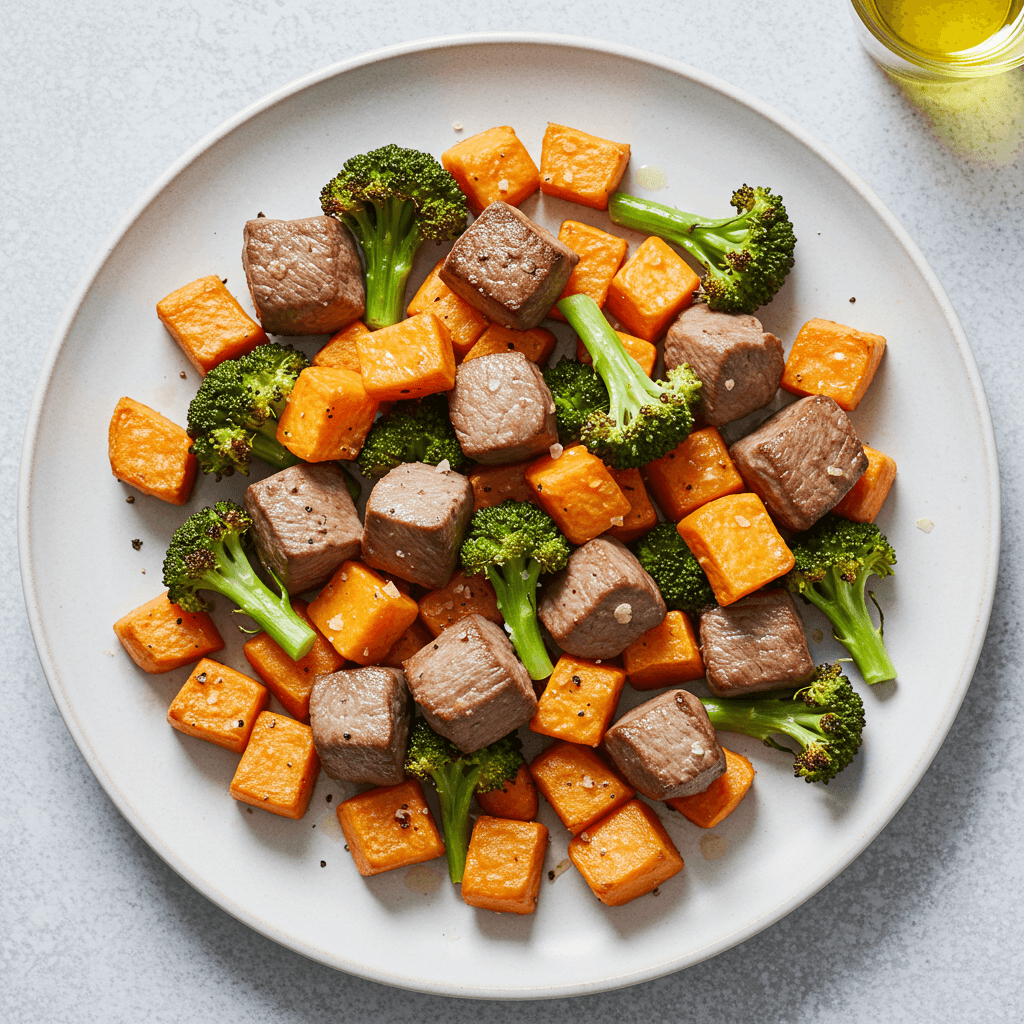 Lamb & Sweet Potato Tray Bake