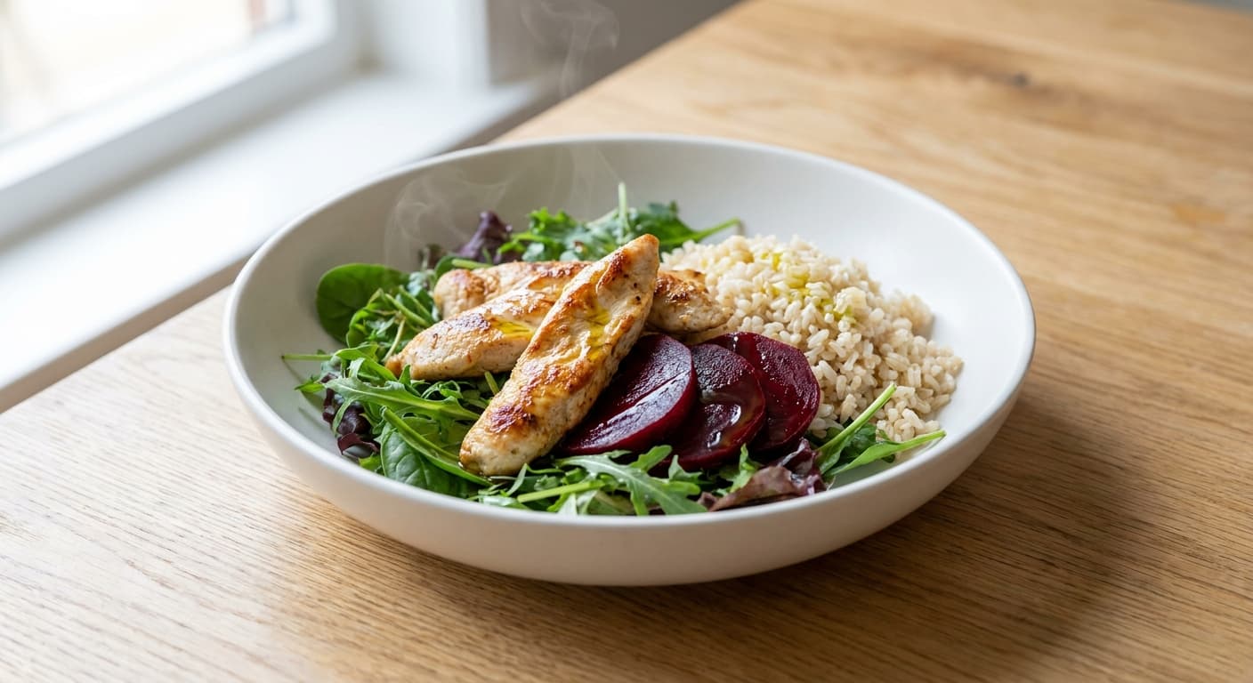 Australian Chicken and Beetroot Bowl