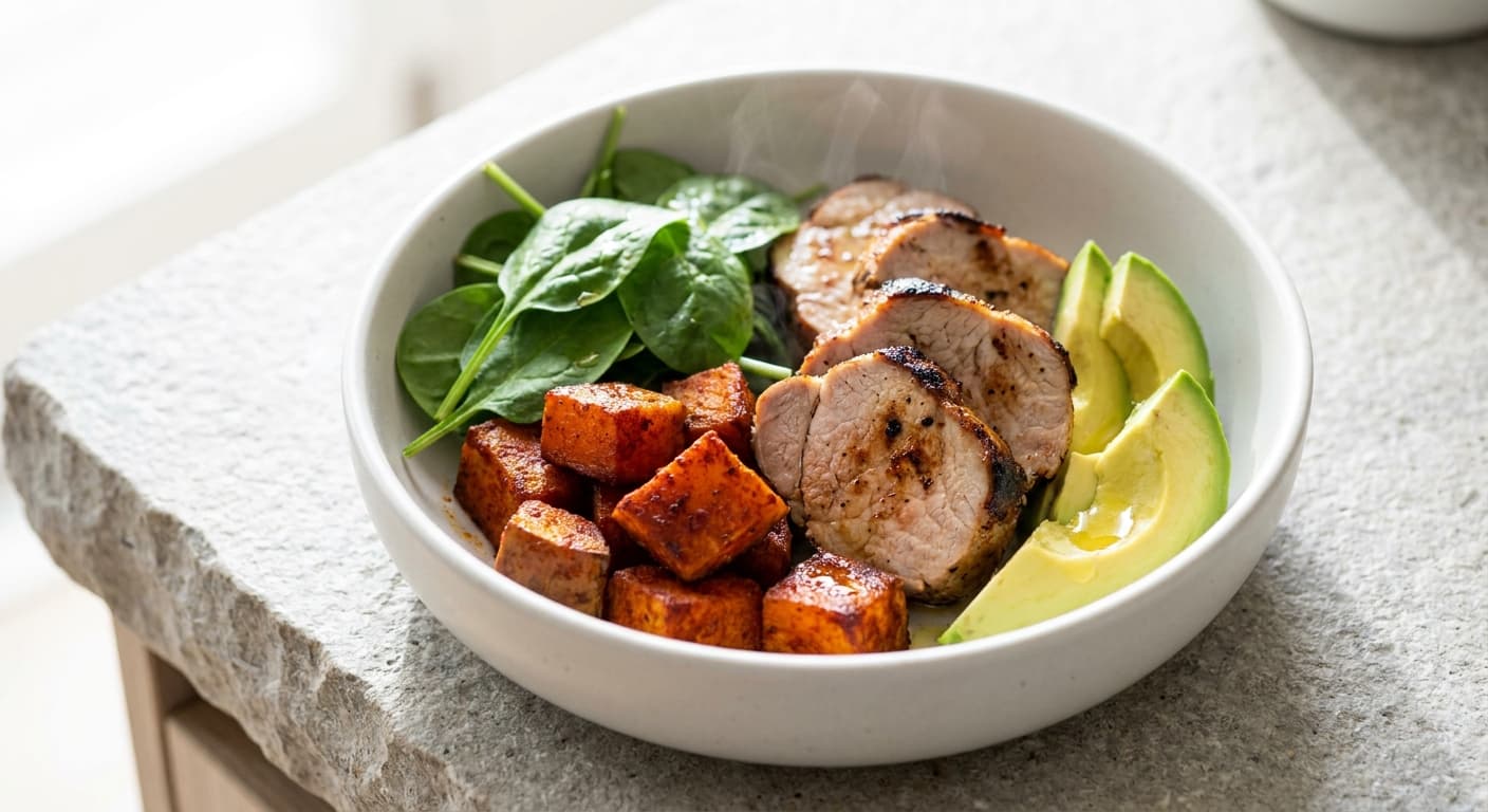 Australian Pork & Pumpkin Power Bowl