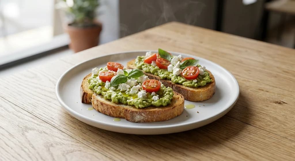Avocado & Feta Sourdough Toast