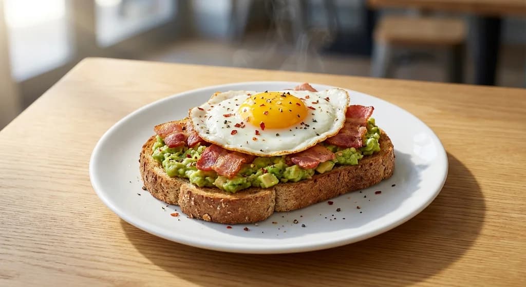 Bacon & Egg Avocado Toast