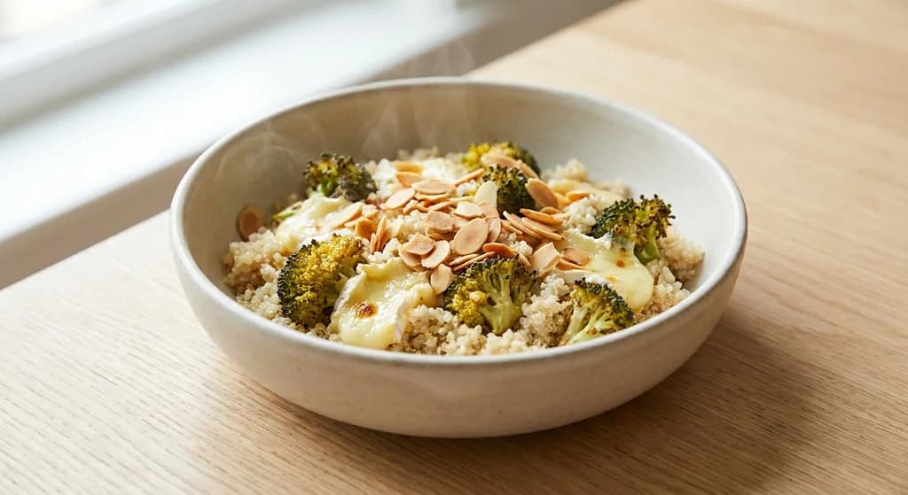 Baked Brie & Broccoli Bowl