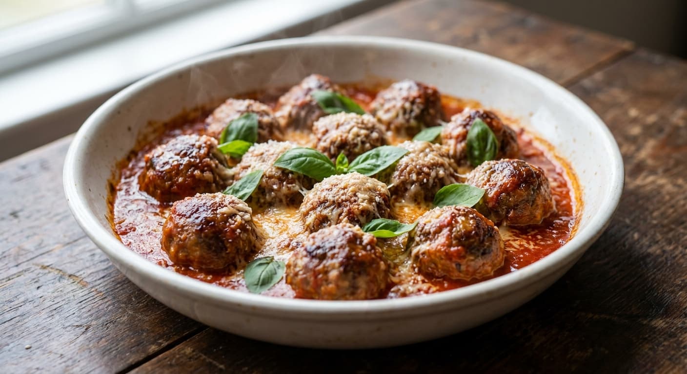 Baked Italian Meatballs