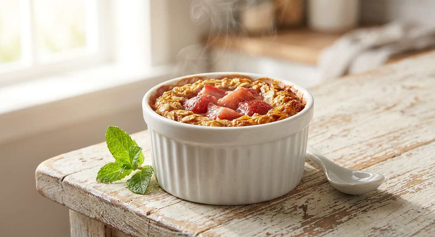 Baked Strawberry Oat Cups