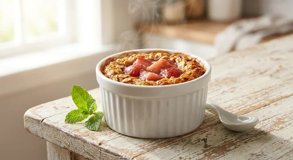 Baked Strawberry Oat Cups