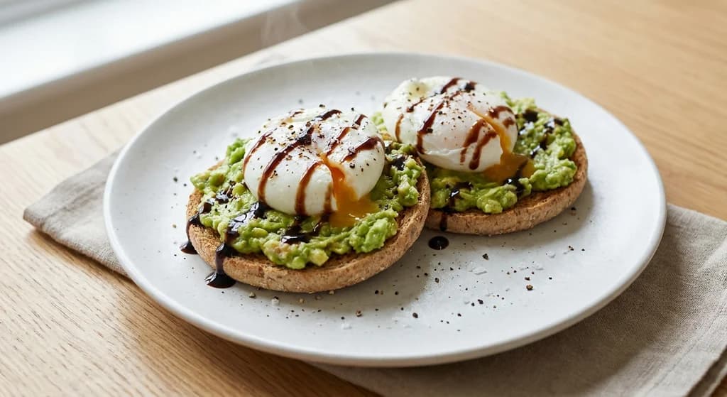 Balsamic Glazed Eggs & Avocado