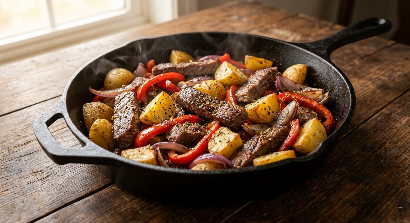 Beef and Potato Skillet