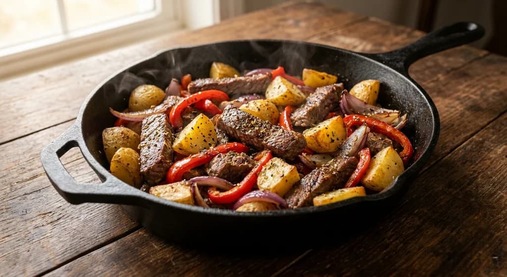 Beef and Potato Skillet
