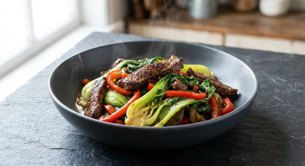 Beef with Bok Choy