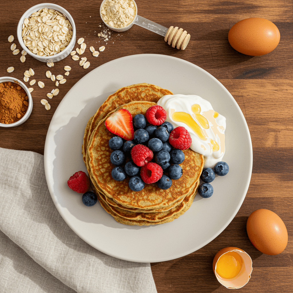 Berry Bliss Protein Pancakes