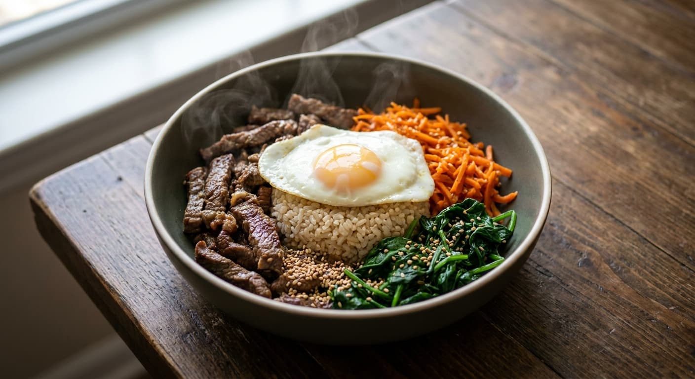 Bibimbap with Carrots