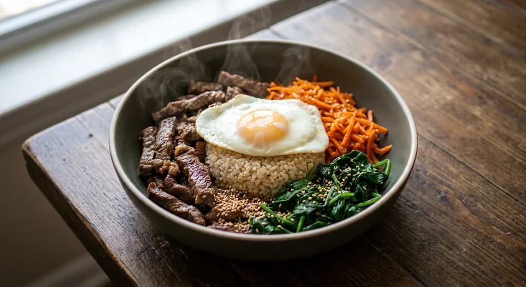 Bibimbap with Carrots