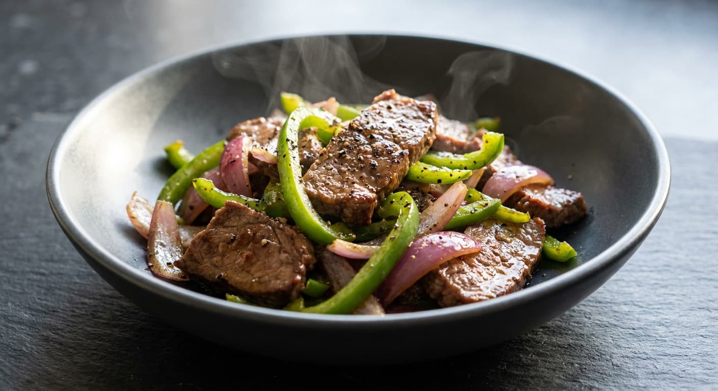 Black Pepper Beef Stir-Fry