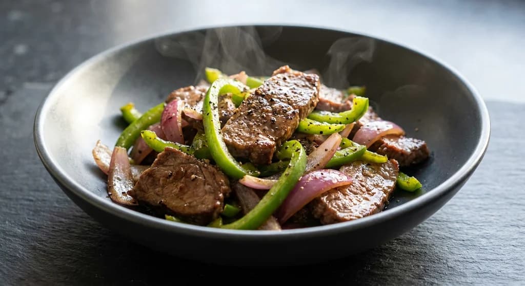Black Pepper Beef Stir-Fry