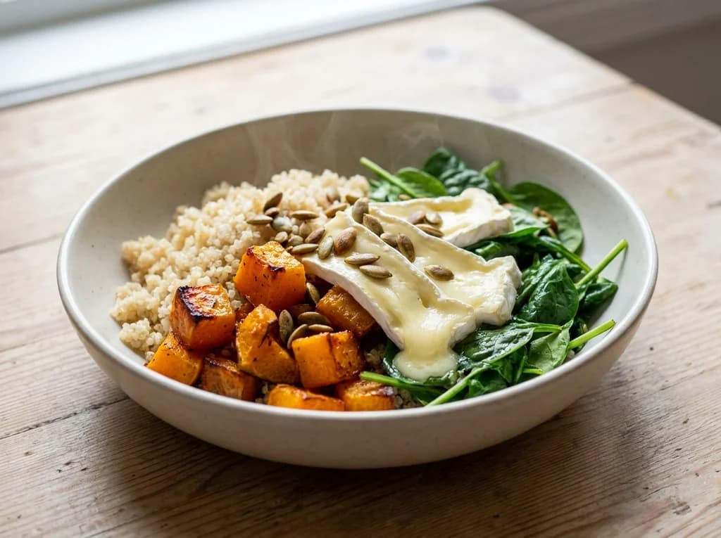 Brie & Roasted Pumpkin Grain Bowl