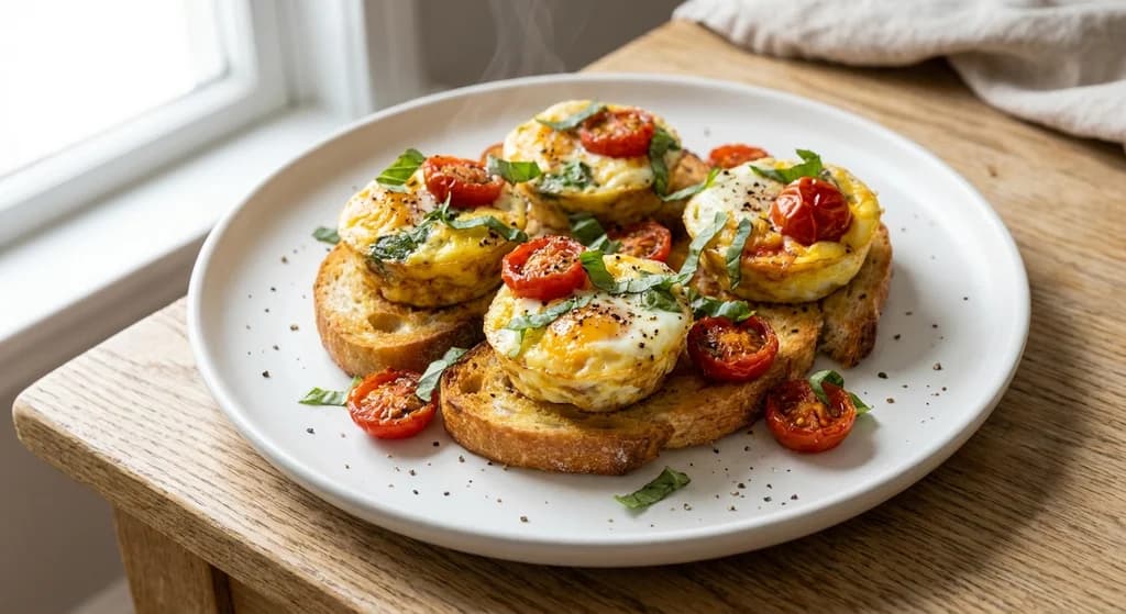 Bruschetta Egg Bites