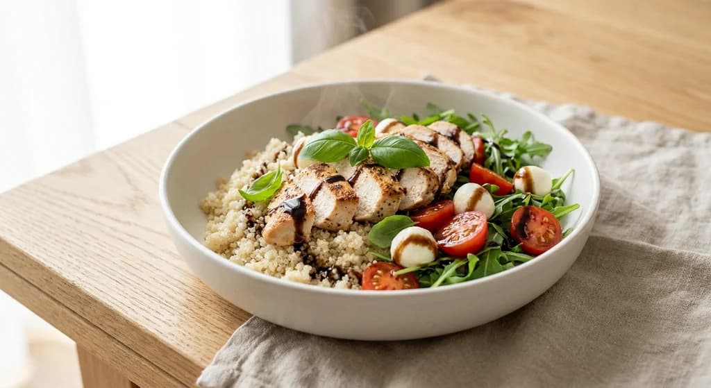 Caprese Chicken Bowl