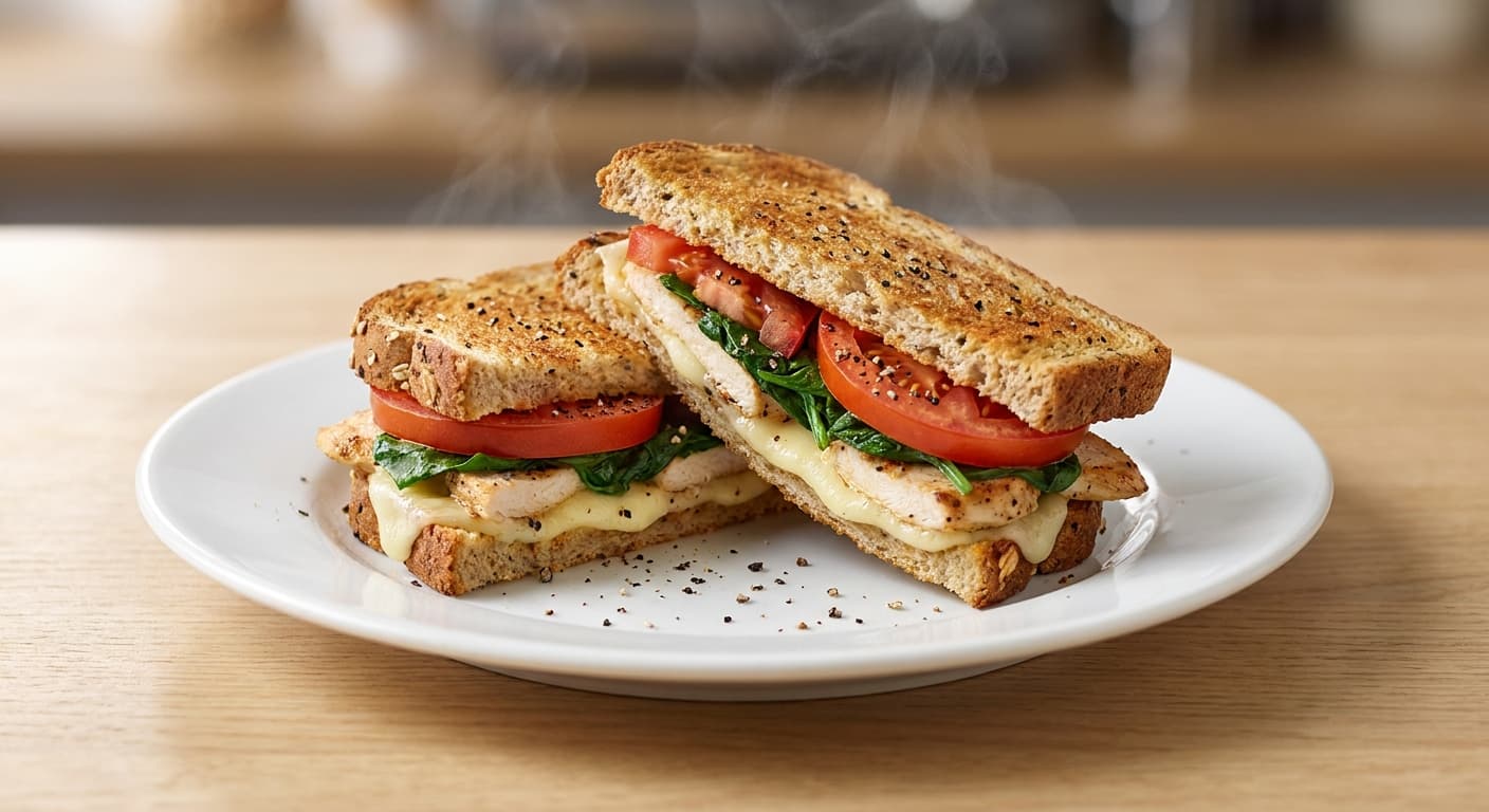 Caprese Chicken Toastie