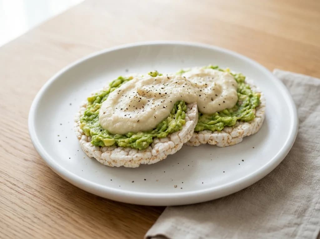 Cauliflower & Avocado Rice Cakes