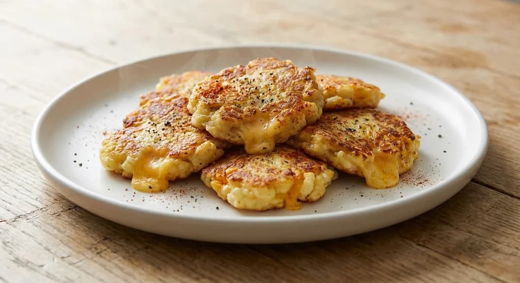 Cauliflower & Cheddar Fritters