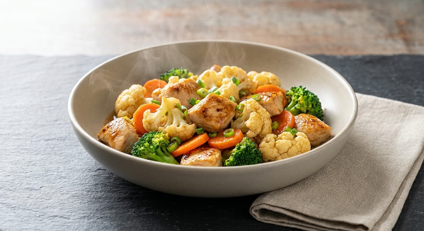 Cauliflower Chicken Stir-Fry