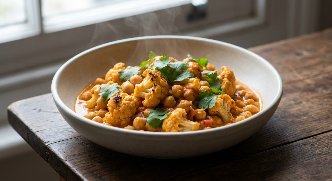 Cauliflower & Chickpea Curry