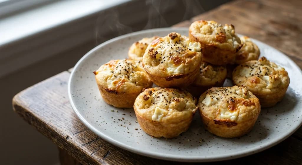 Cauliflower & Feta Mini Muffins