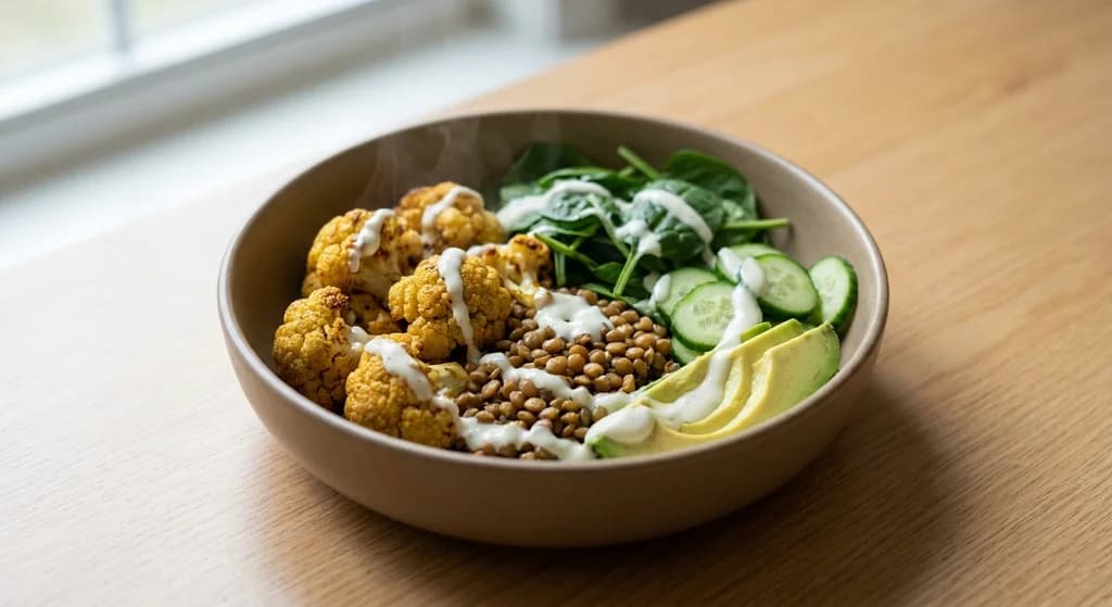 Cauliflower Lentil Bowl