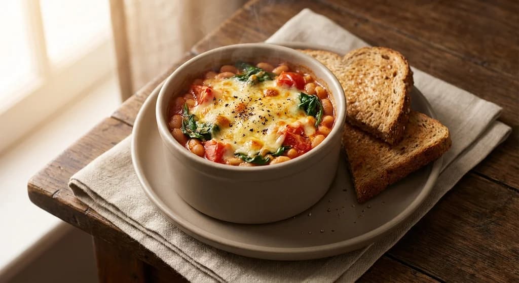 Cheesy Baked Beans