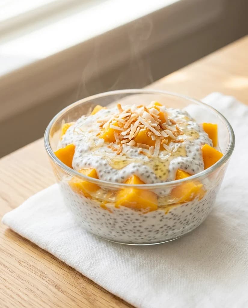 Chia Pudding with Mango