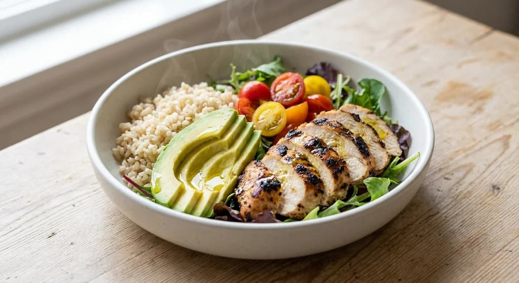 Chicken and Avocado Bowl