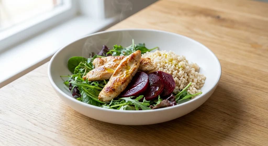 Chicken and Beetroot Bowl