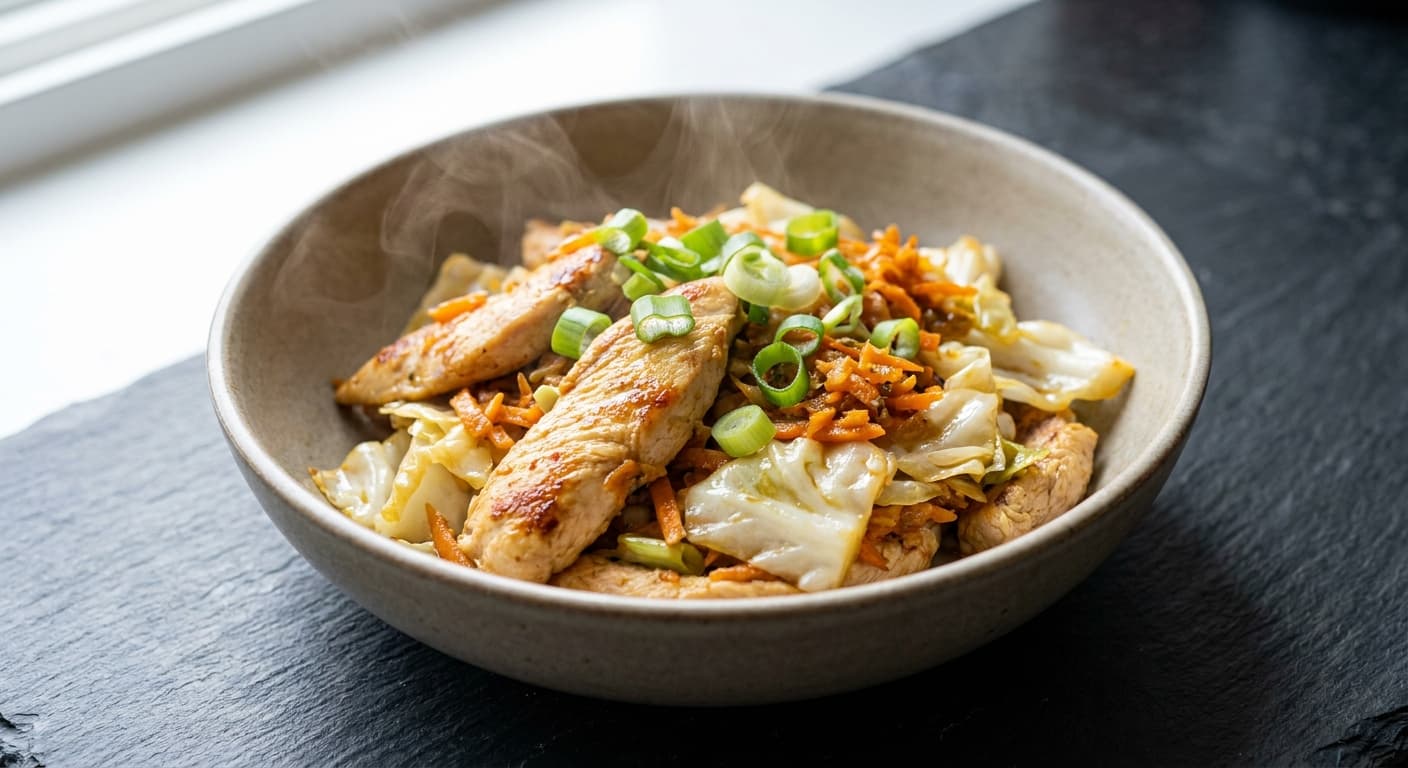 Chicken and Cabbage Stir-Fry