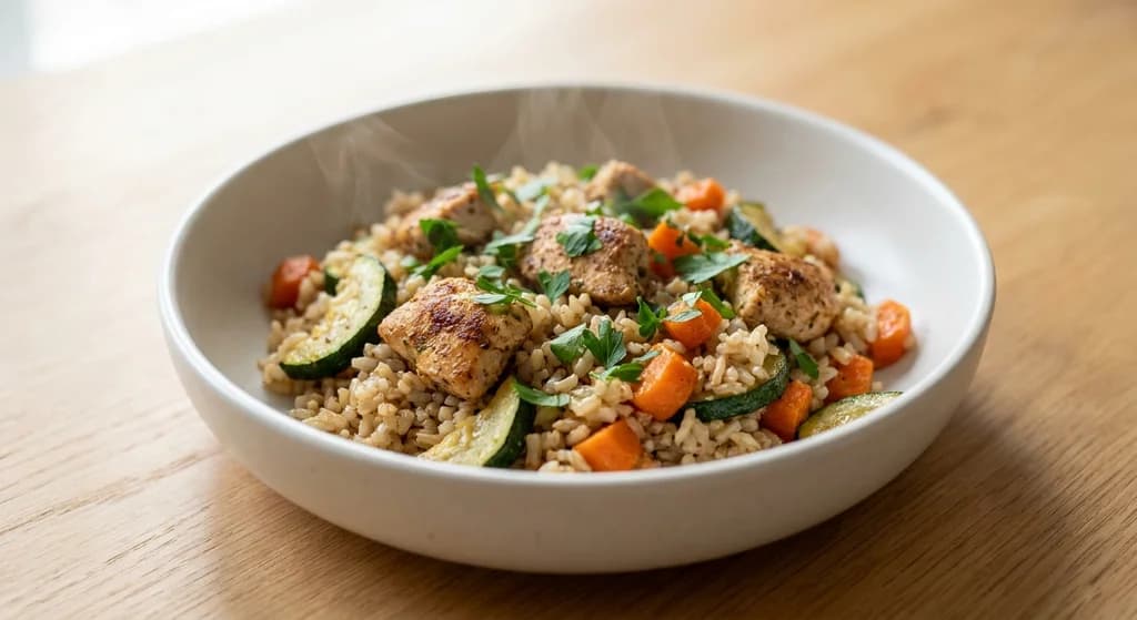 Chicken and Vegetable Pilaf