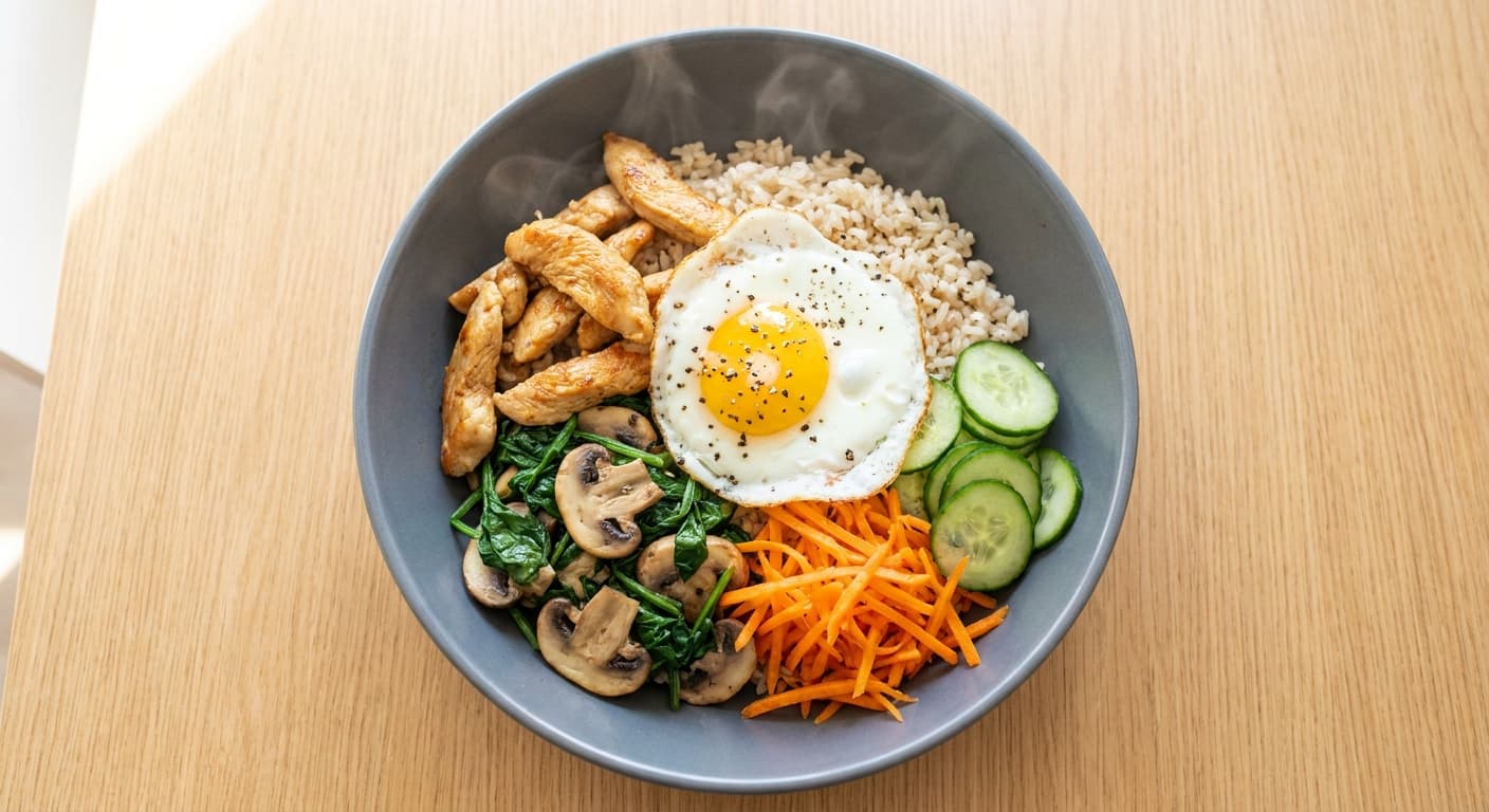 Chicken Bibimbap Light