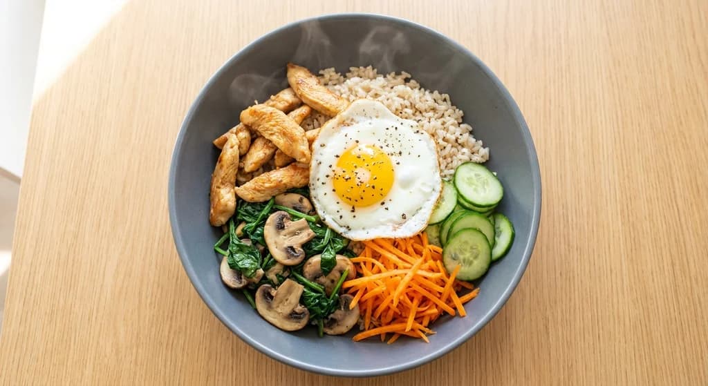 Chicken Bibimbap Light