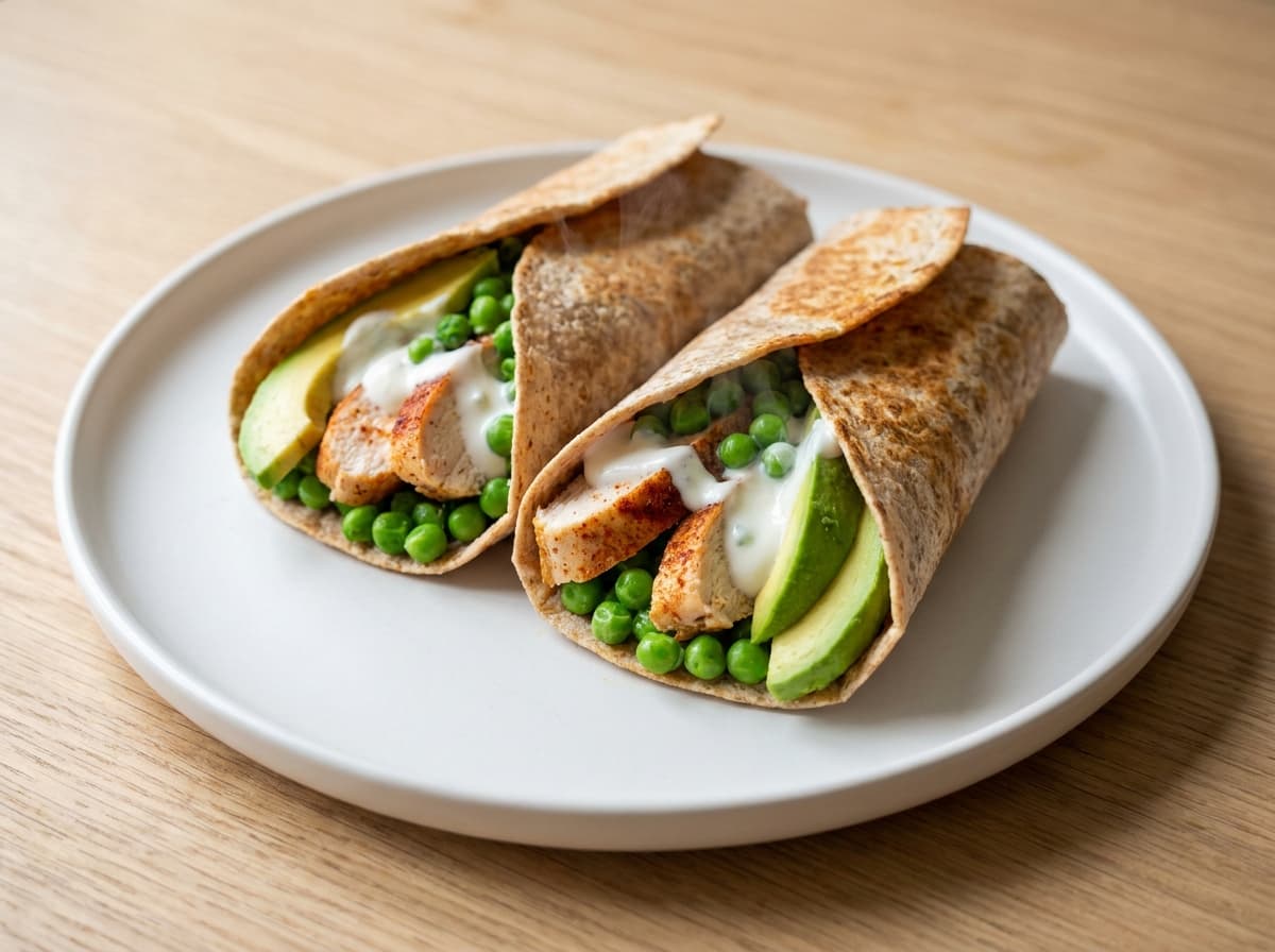 Chicken & Pea Wholegrain Wrap
