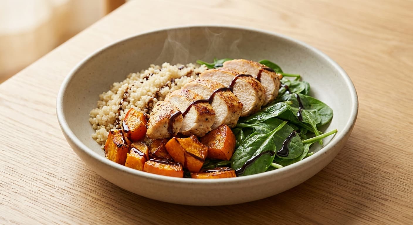 Chicken & Pumpkin Power Bowl